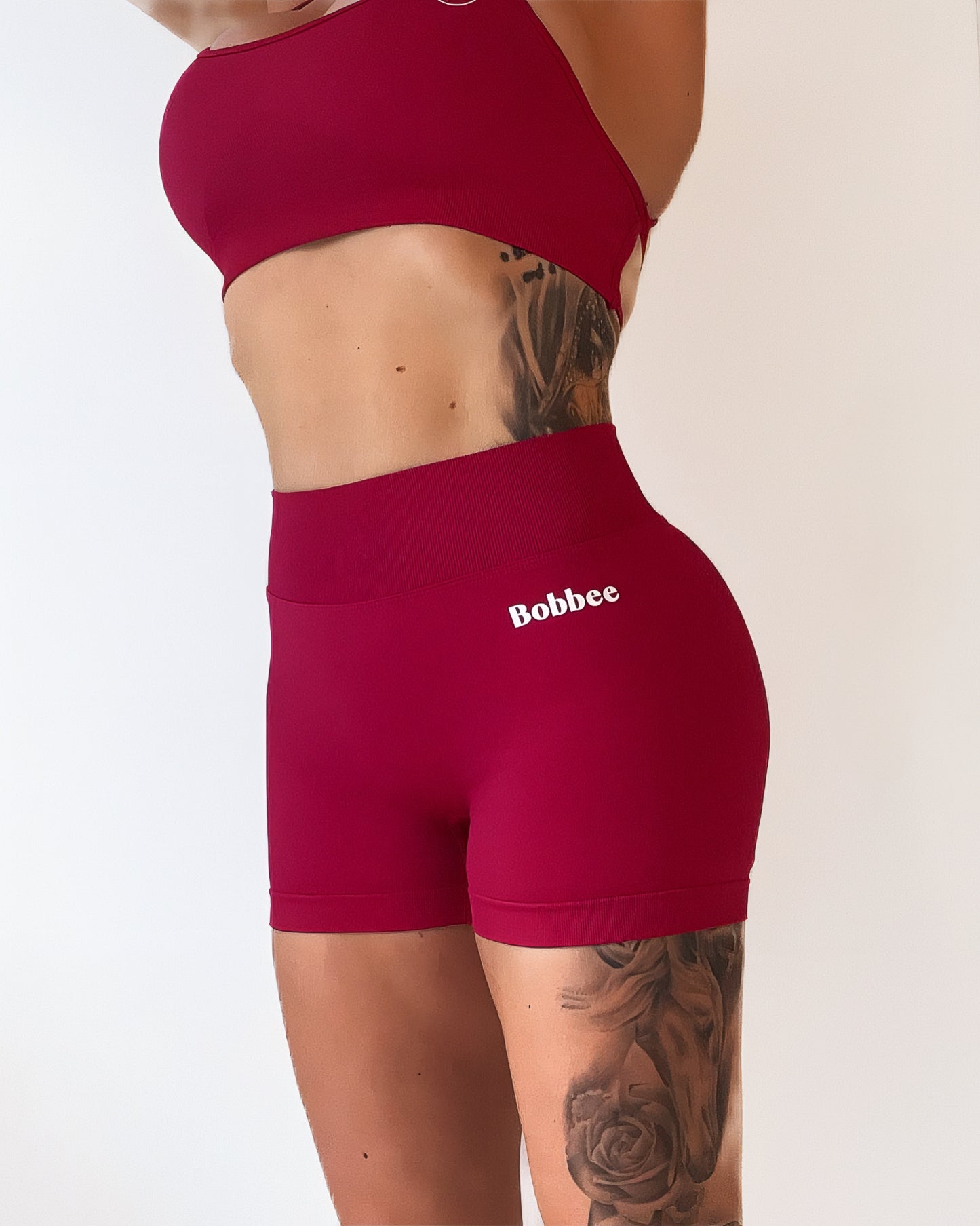 Sculpt & Glow Gym Set – Rose Red