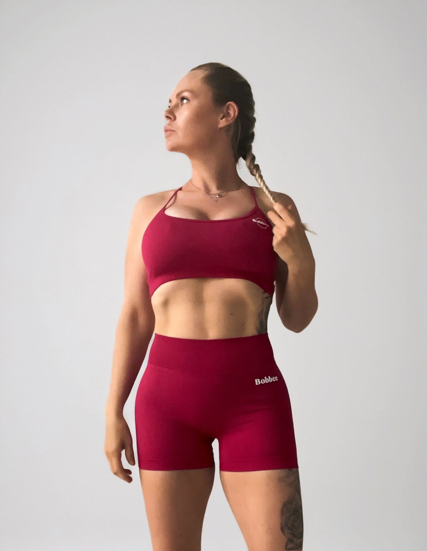 Sculpt & Glow Gym Set – Rose Red