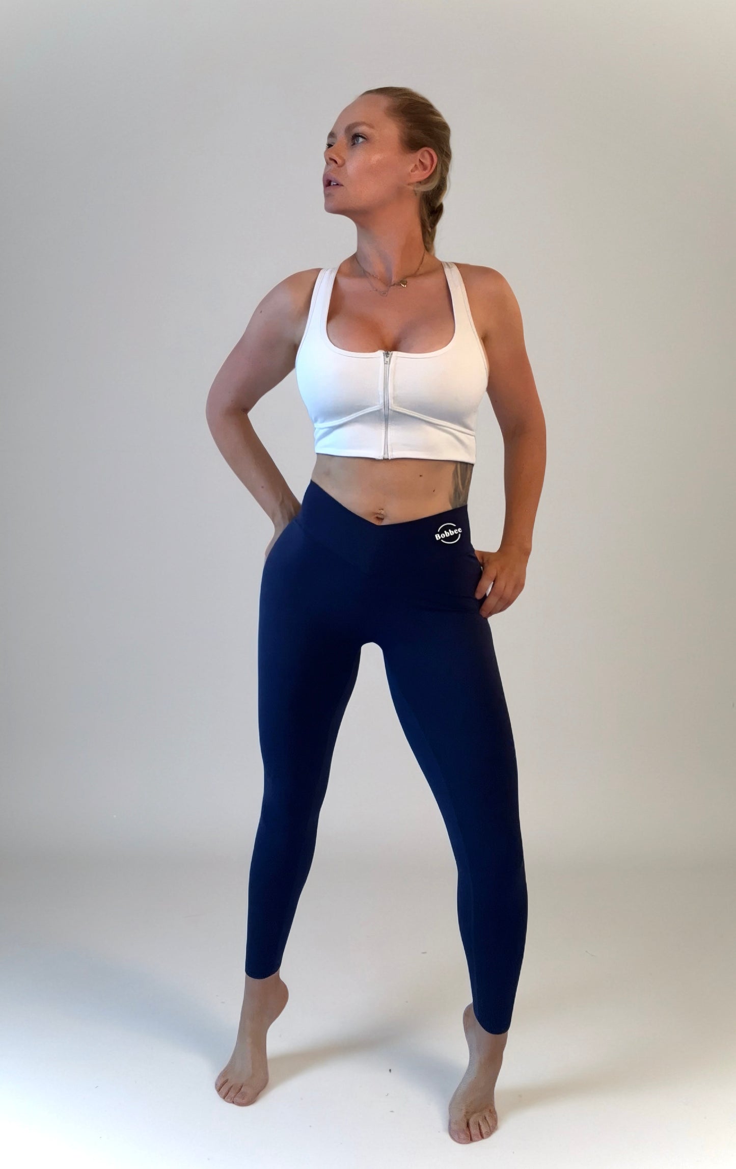 Ocean Luxe Leggings – Marine Blue