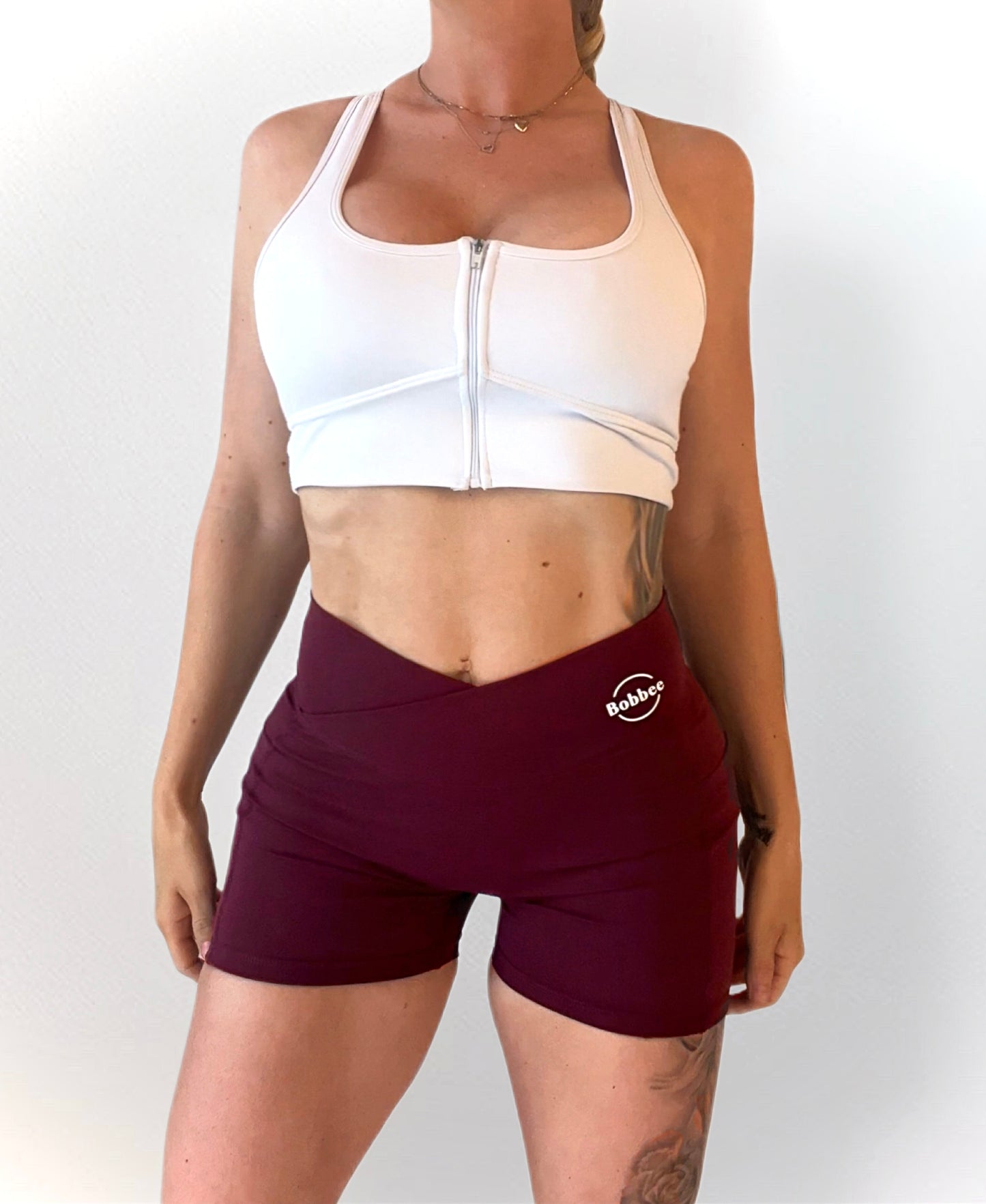 Crush Curve Shorts – Wine Red