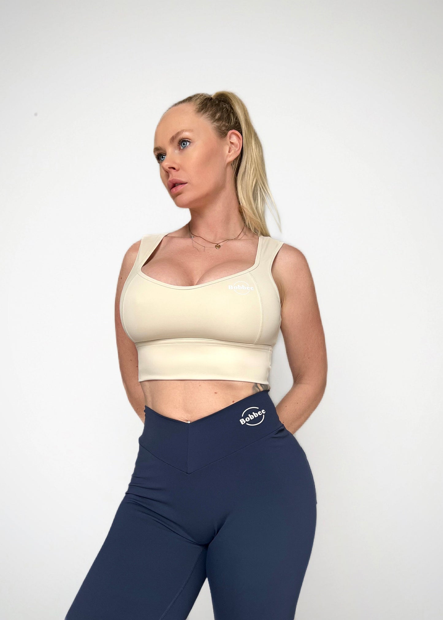 Elegant White Sport Top