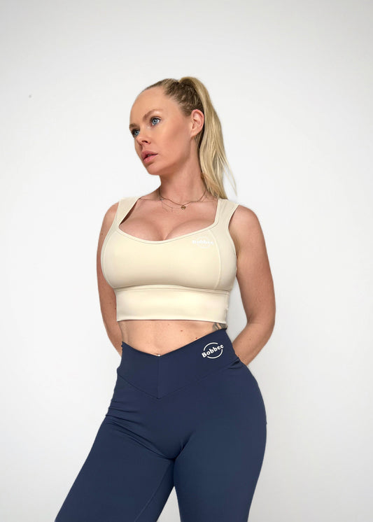 Elegant White Sport Top